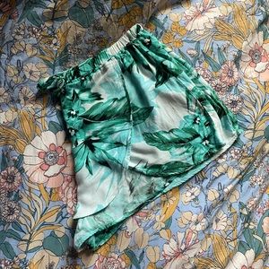 Floral print shorts